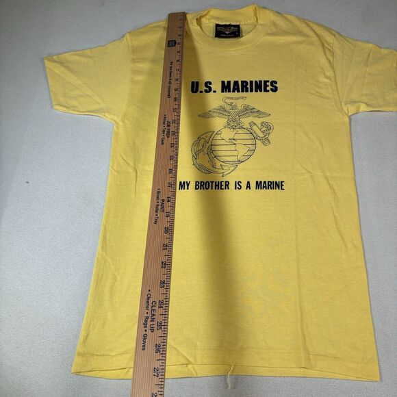 Vintage 80s United States Marines USMC T Shirt Single Stitch Mens M USA Made - Picture 7 of 7